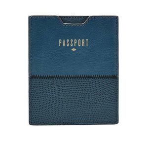 Fossil RIFD Passport Slide Twilight Lizard Emboss